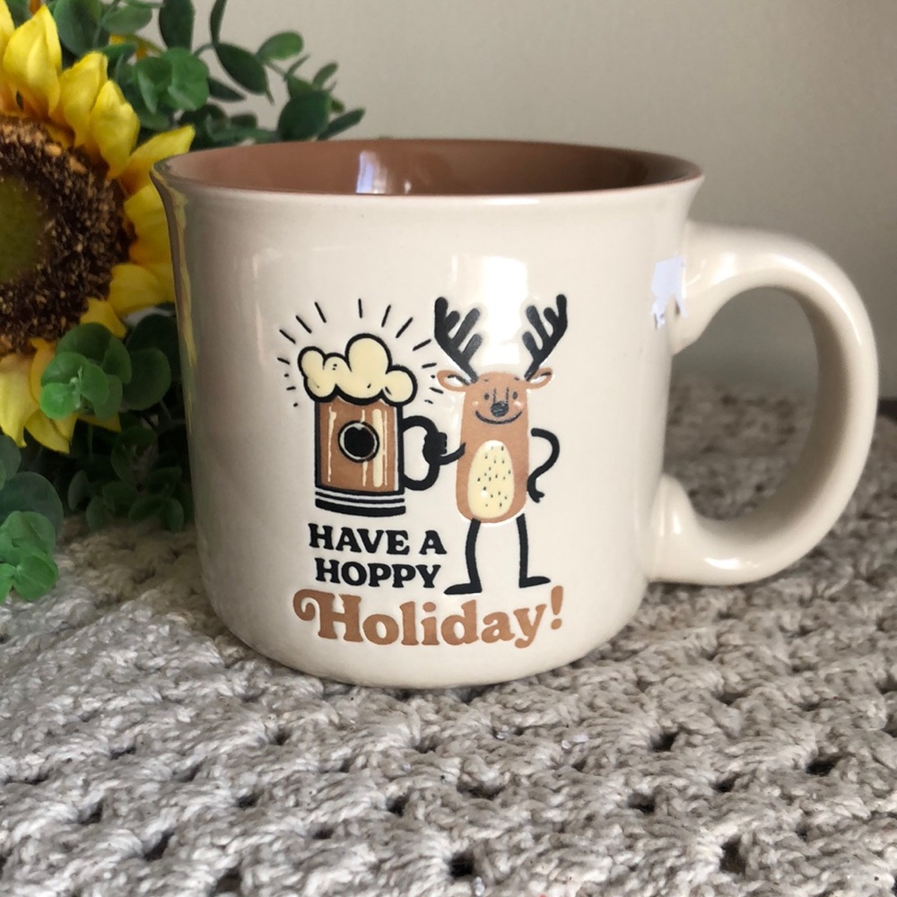 Life Is Good HAVE A HOPPY HOLIDAY Mug